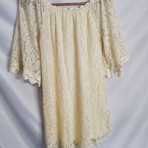 White boutique dress/tunic L